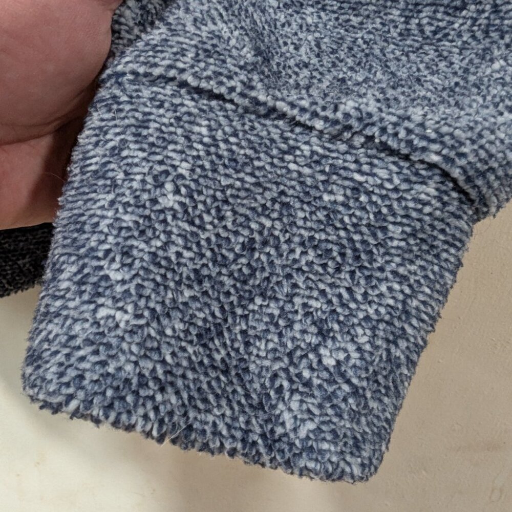 Eddie Bauer Blue Partial Button Up Pullover Soft … - image 3